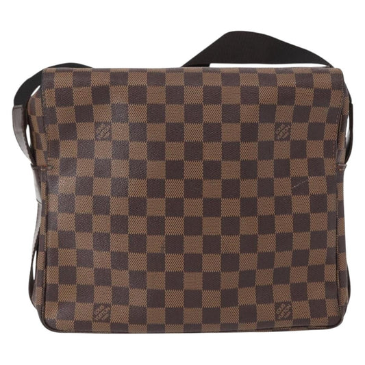 Louis Vuitton Naviglio Handbag Damier, BROWN, CANVAS, Shoulder bag