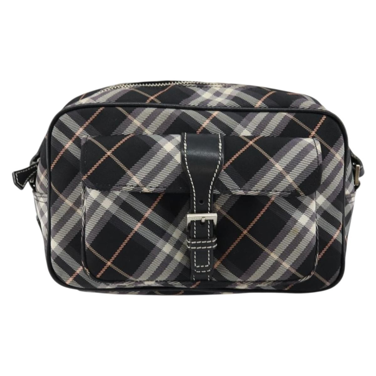 Burberry Nova Check Blue Label Nylon, BLACK, NYLON, Travel bag