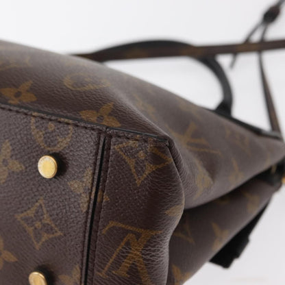 Louis Vuitton One Handle Flap Bag Monogram Canvas and Leather, BROWN, CANVAS, Handbag