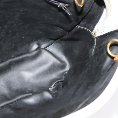 Bally Vintage Chain Shoulder Bag Quilted Leather, ECRU, LEATHER, Shoulder bag