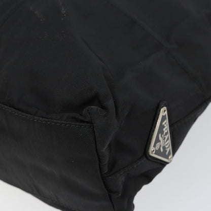 Prada Vintage Zip Tote Tessuto, BLACK, NYLON, Tote bag