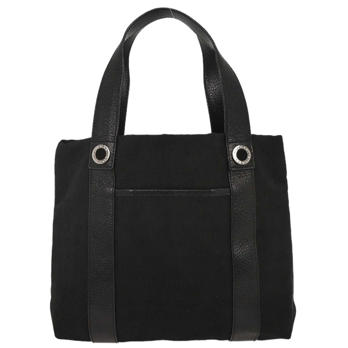 Bvlgari Logomania Tote bag Canvas, BLACK, CANVAS, Tote bag