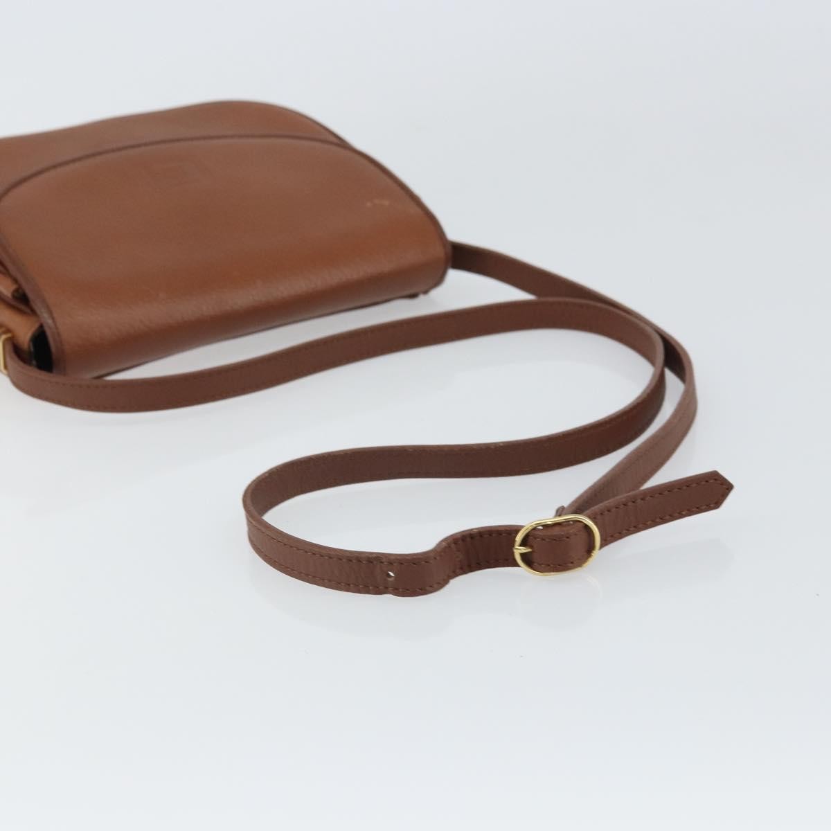 Burberry Vintage Flap Crossbody Bag Leather, BROWN, LEATHER, Shoulder bag