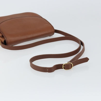 Burberry Vintage Flap Crossbody Bag Leather, BROWN, LEATHER, Shoulder bag