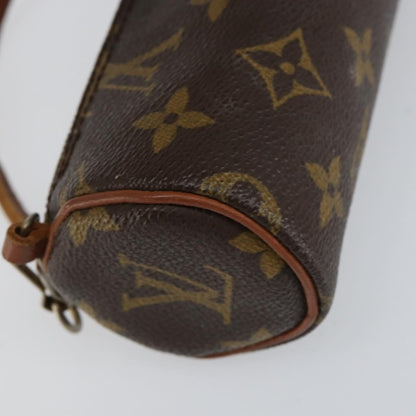 Louis Vuitton Papillon Pochette Monogram Canvas, BROWN, CANVAS, Clutche & pouche