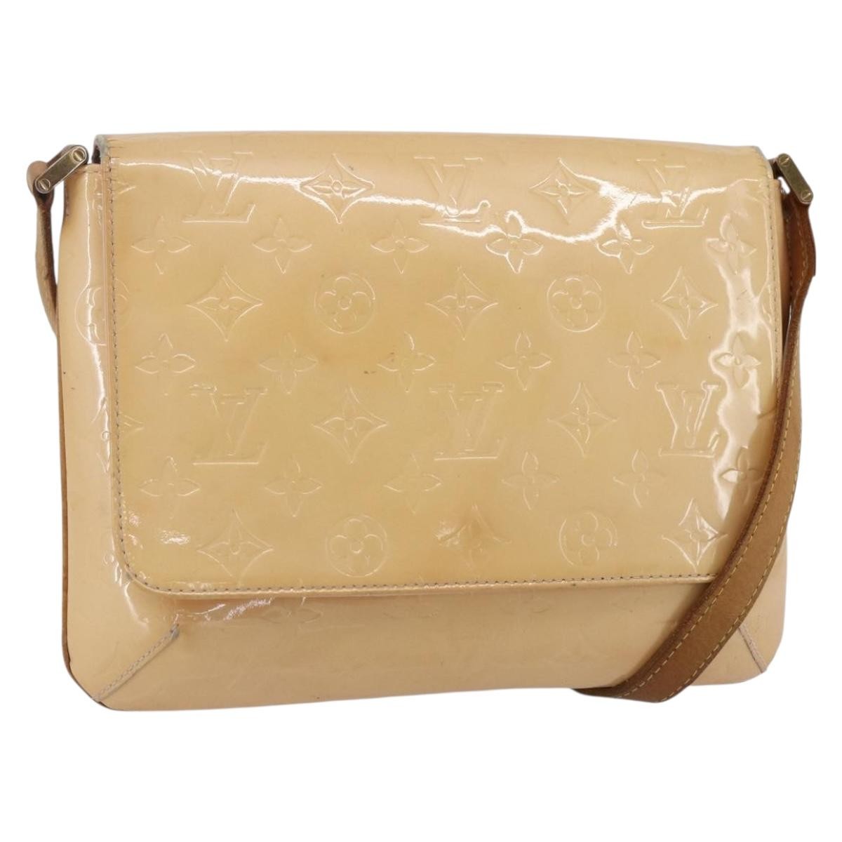 Louis Vuitton Thompson Street Handbag Monogram Vernis, BEIGE, PATENT_LEATHER, Shoulder bag