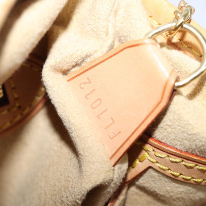 Louis Vuitton Bucket Bag Leather, BEIGE, LEATHER, Handbag