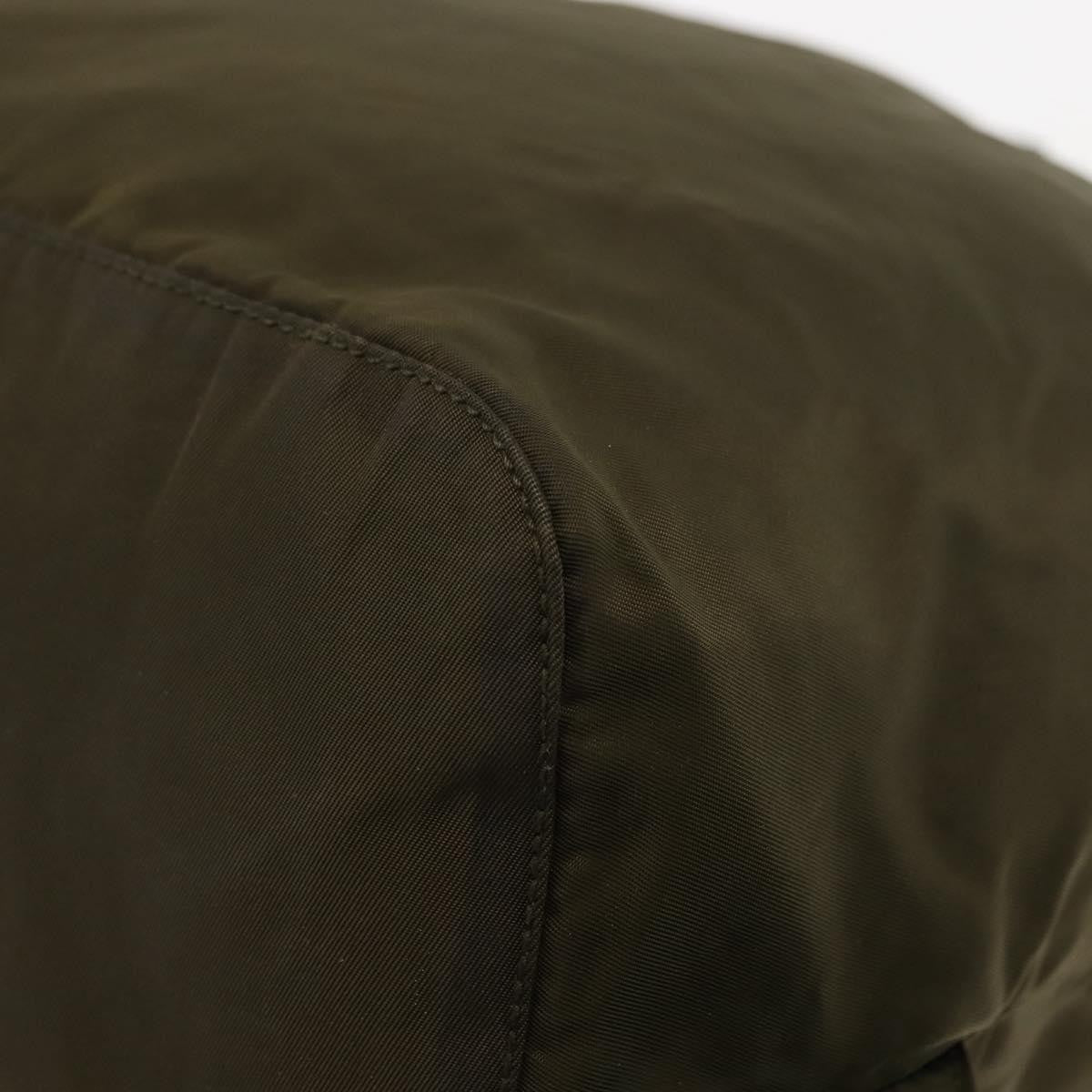 Prada Double Front Pocket Backpack Tessuto, KHAKI, NYLON, Backpack