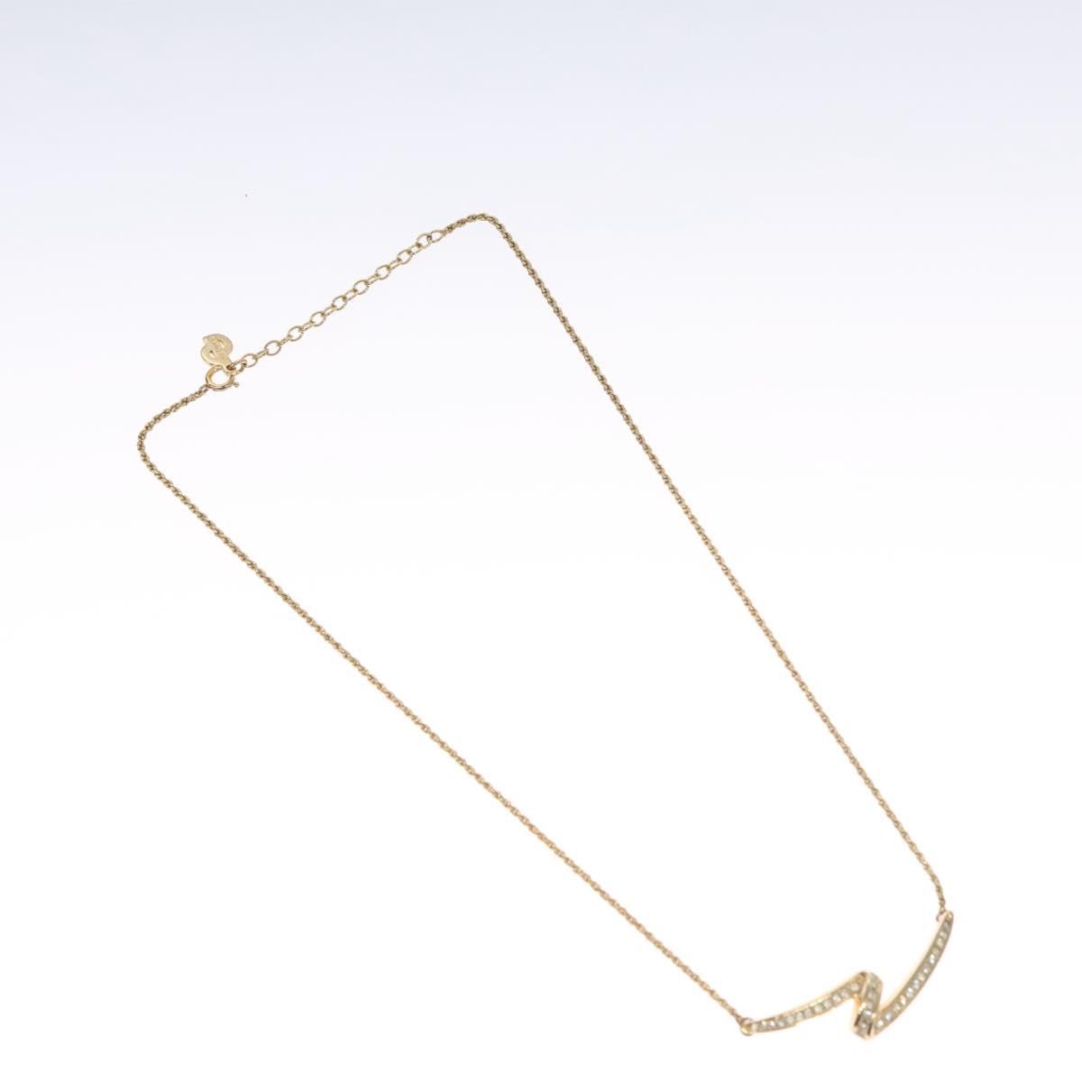 Christian Dior CD Pendant Necklace Gold-plated, GOLD, METAL, Necklace