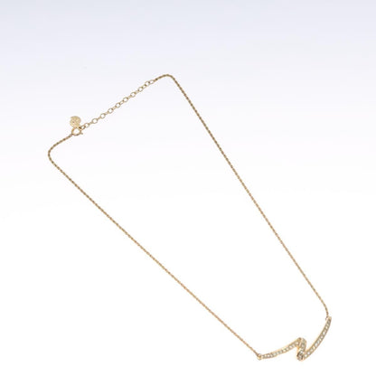 Christian Dior CD Pendant Necklace Gold-plated, GOLD, METAL, Necklace