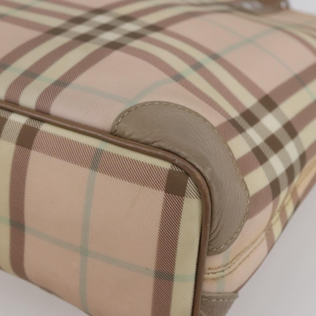 Burberry Nova Check Tote canvas check pattern, PINK, CANVAS, Tote bag
