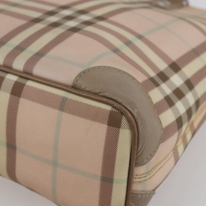 Burberry Nova Check Tote canvas check pattern, PINK, CANVAS, Tote bag