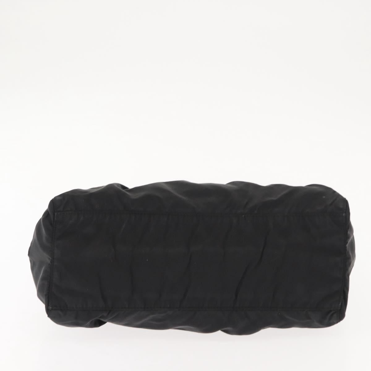 Prada Bow Convertible Tote Tessuto, BLACK, NYLON, Handbag