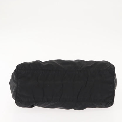Prada Bow Convertible Tote Tessuto, BLACK, NYLON, Handbag