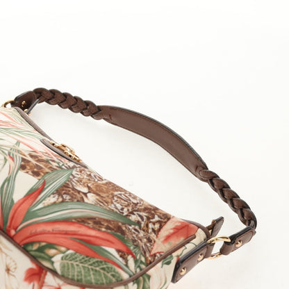 Salvatore Ferragamo Gancini Shoulder Bag Nylon, MULTICOLOUR, NYLON, Shoulder bag