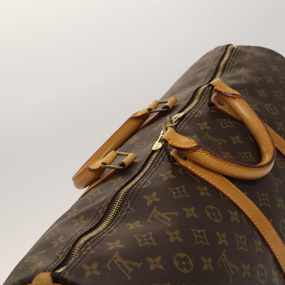 Louis Vuitton Keepall Bag Monogram Canvas, BROWN, CANVAS, Travel bag