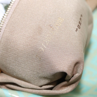 Fendi Double Flap Bag Zucchino Canvas, GREEN, CANVAS, Handbag