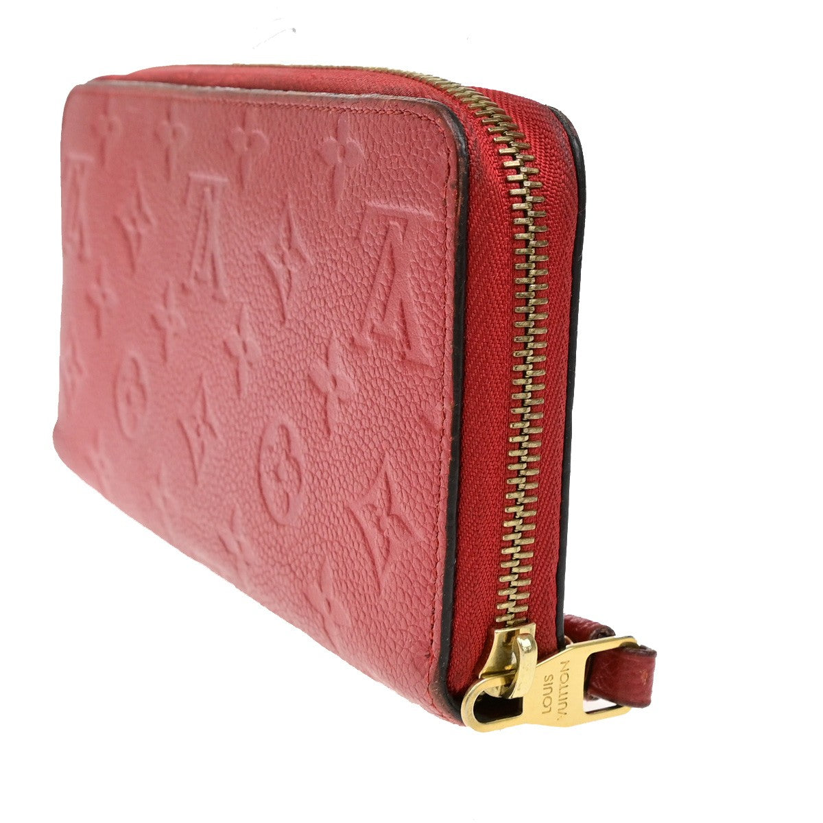 Louis Vuitton Portefeuille zippy Monogramme Empreinte Monogramme Empreinte, RED, LEATHER, Wallets