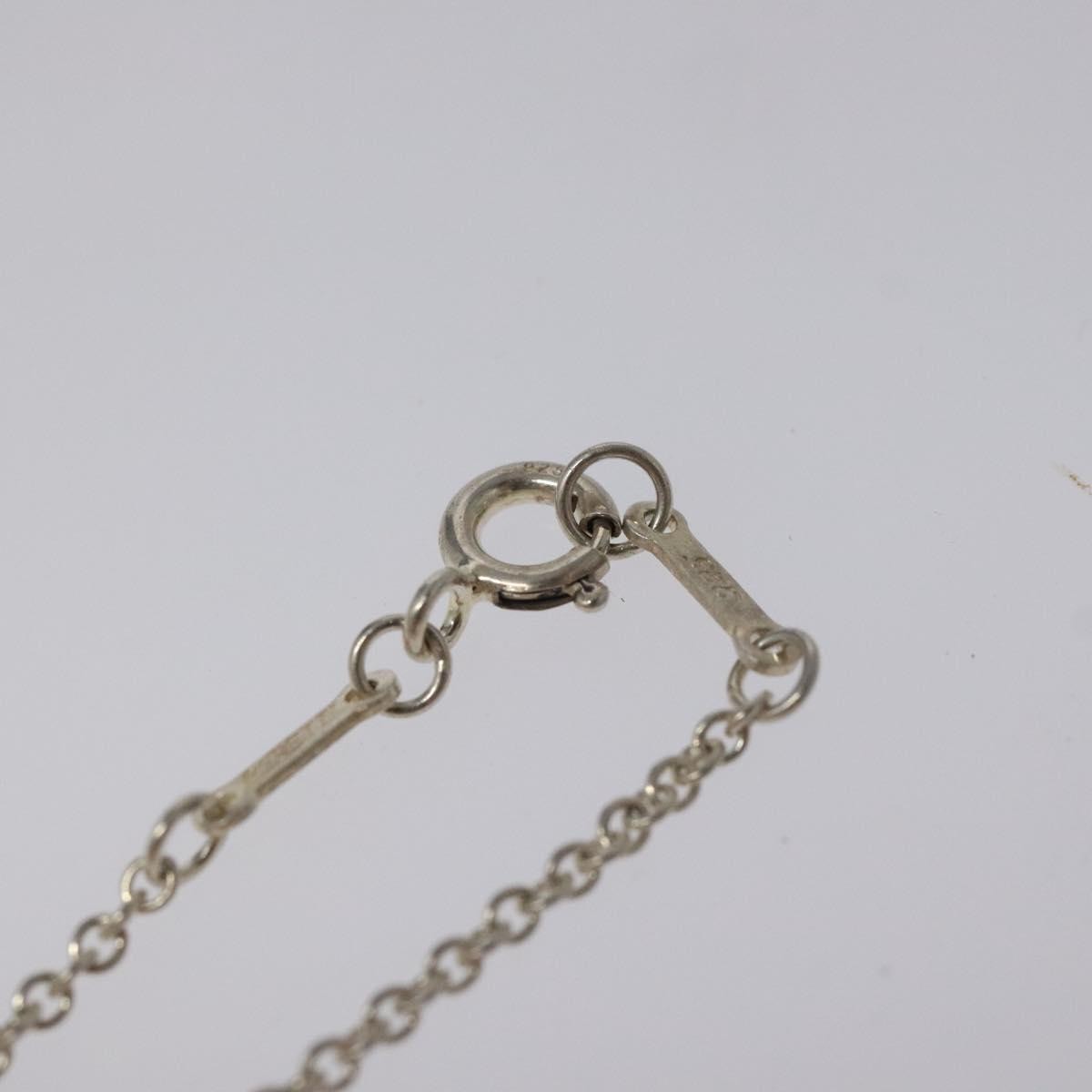 Tiffany & Co. Elsa Peretti Open Heart Pendant Necklace Sterling Silver, SILVER, SILVER, Necklace