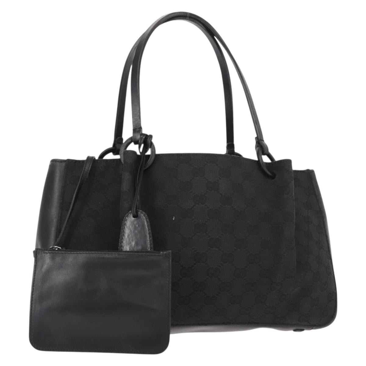 Gucci Vintage Jackie Tote GG Canvas, BLACK, CANVAS, Tote bag