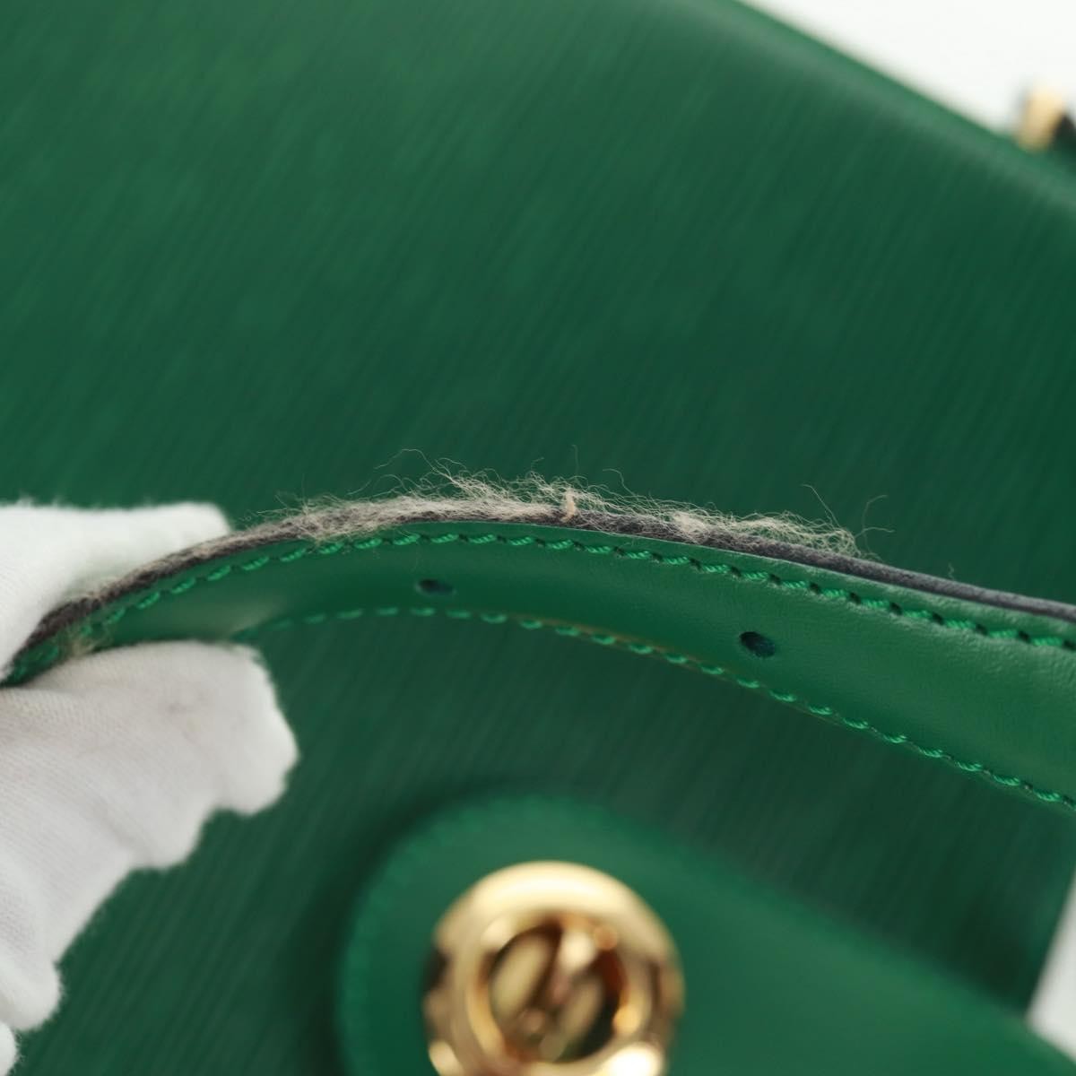 Louis Vuitton Capucines Shoulder Bag Epi Leather, GREEN, LEATHER, Shoulder bag