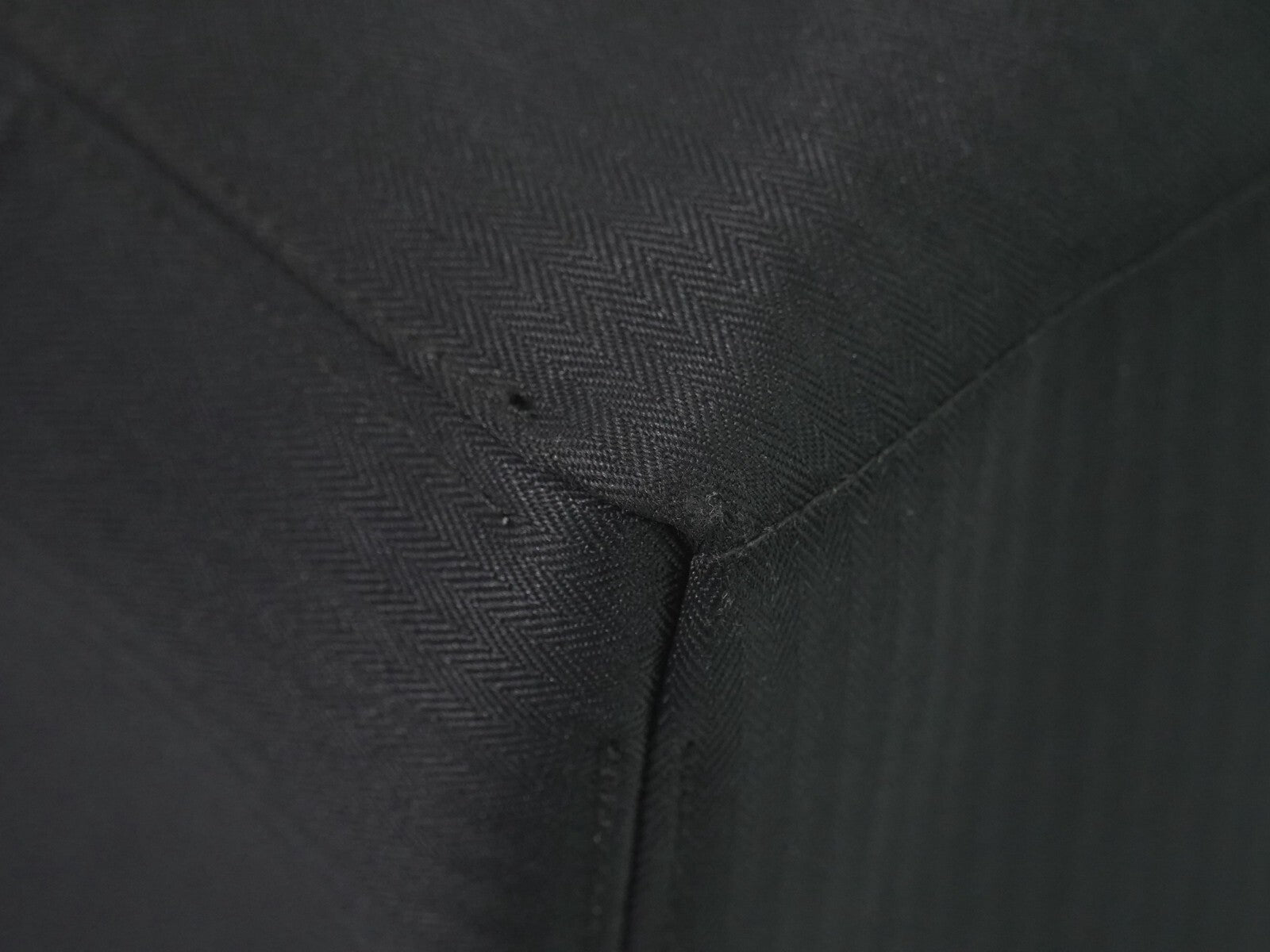 Hermes Acapulco Tote Toile and Leather, BLACK, CANVAS, Tote bag