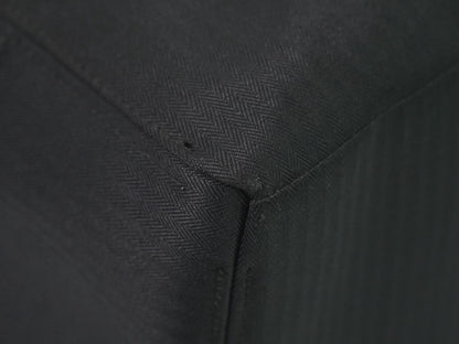 Hermes Acapulco Tote Toile and Leather, BLACK, CANVAS, Tote bag