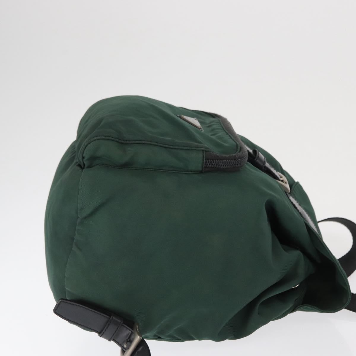 Prada Front Pocket Backpack Tessuto, GREEN, NYLON, Backpack