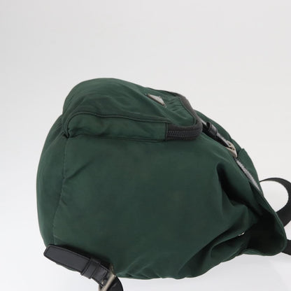 Prada Front Pocket Backpack Tessuto, GREEN, NYLON, Backpack