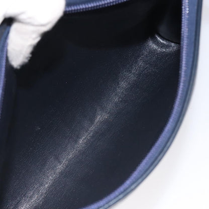 Christian Dior Vintage Trotter Shoulder Bag Canvas, NAVY, CANVAS, Shoulder bag