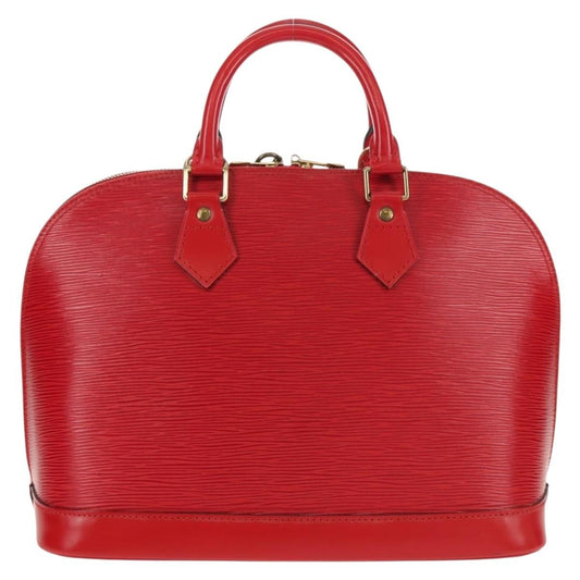 Louis Vuitton Vintage Alma Handbag Epi Leather, RED, LEATHER, Handbag