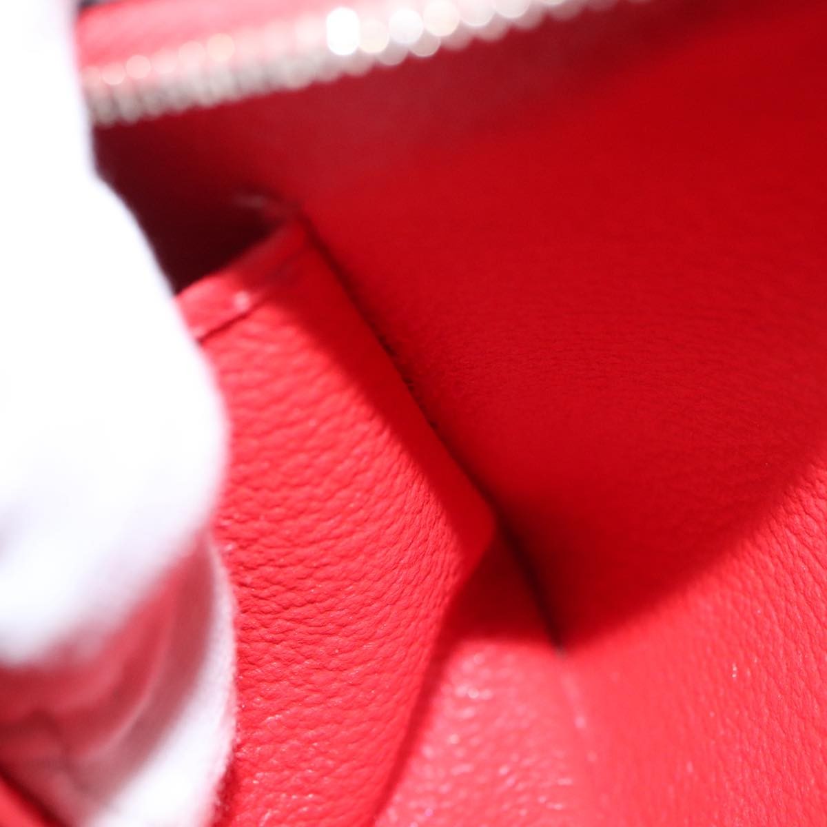 Louis Vuitton Cosmetic Pouch Epi Leather, RED, LEATHER, Clutche & pouche