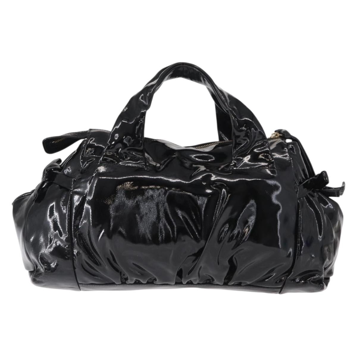 Gucci Hysteria Convertible Top Handle Bag Patent, BLACK, PATENT_LEATHER, Handbag