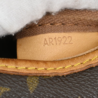 Louis Vuitton Saumur Handbag Monogram Canvas, BROWN, CANVAS, Shoulder bag