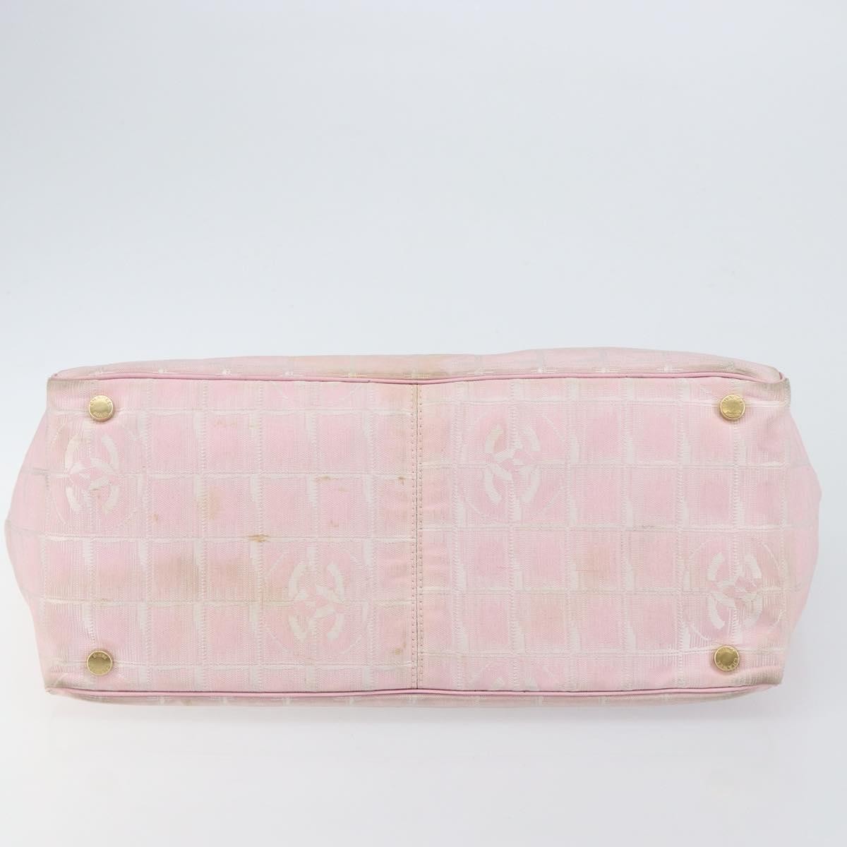 Chanel Travel Line Tote Nylon, PINK, NYLON, Tote bag