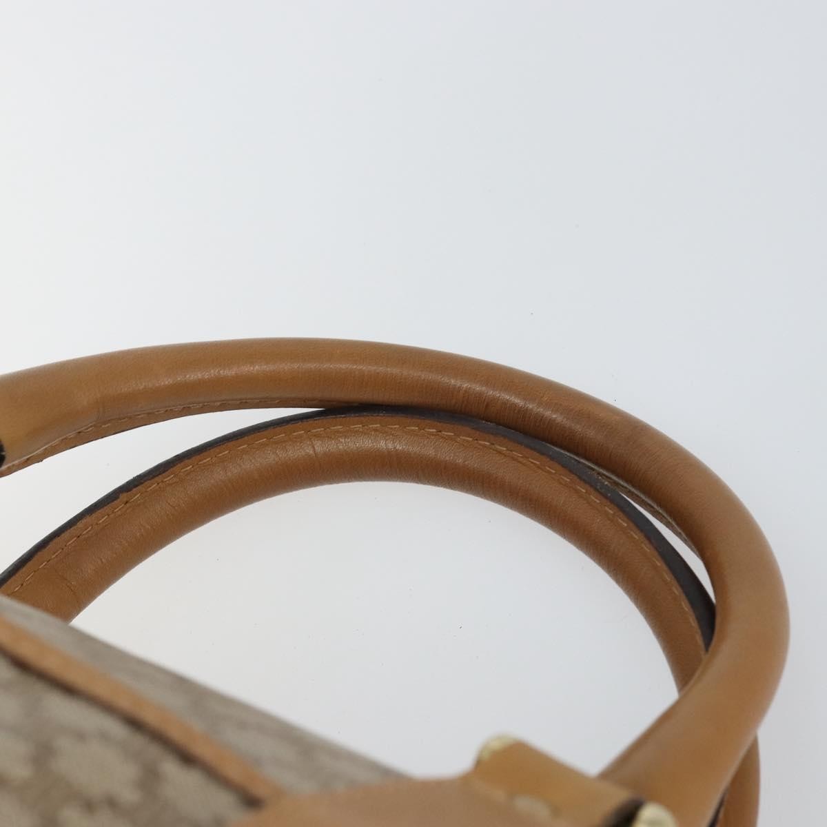 Celine Macadam Handbag Macadam with leather, BEIGE, PVC, Handbag