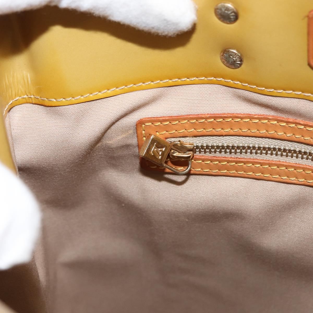 Louis Vuitton Reade Handbag Monogram Vernis, BEIGE, PATENT_LEATHER, Handbag