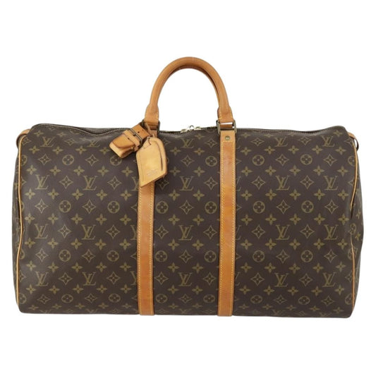 Louis Vuitton Keepall Bag Monogram Canvas, Brown, Canvas, Travel Bag