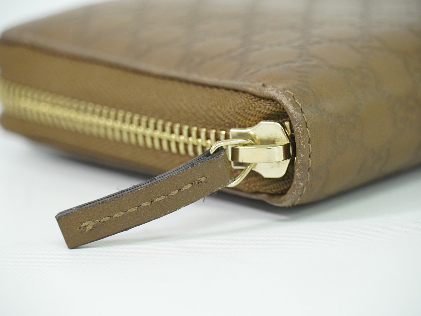 Gucci Guccissima Wallet Motif GG, BROWN, LEATHER, Wallets