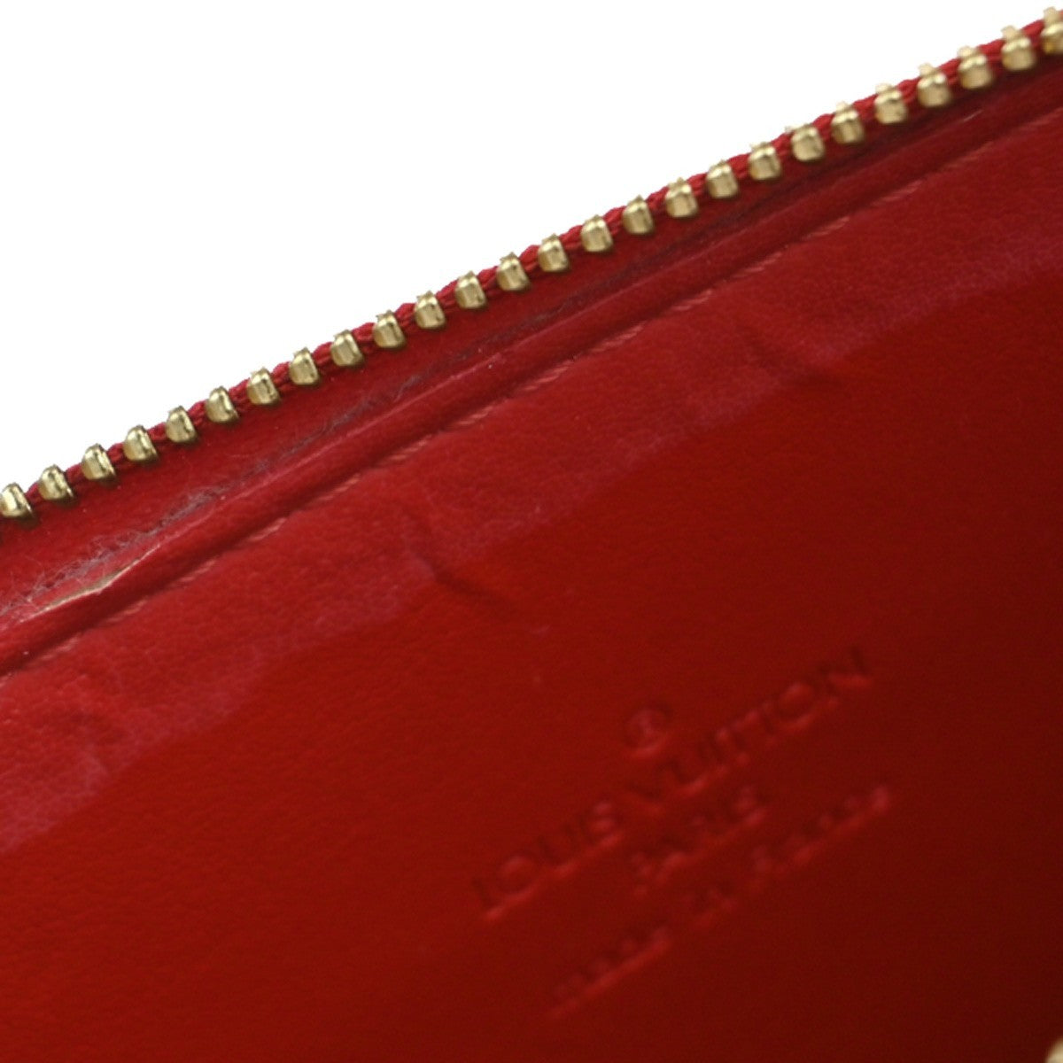 Louis Vuitton Mott Handbag Monogram Vernis, RED, PATENT_LEATHER, Clutche & pouche