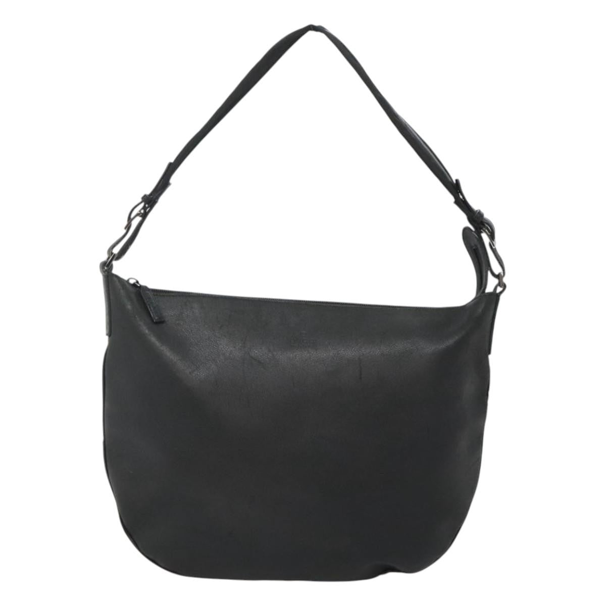 Gucci Vintage Shoulder Bag Leather, BLACK, LEATHER, Shoulder bag
