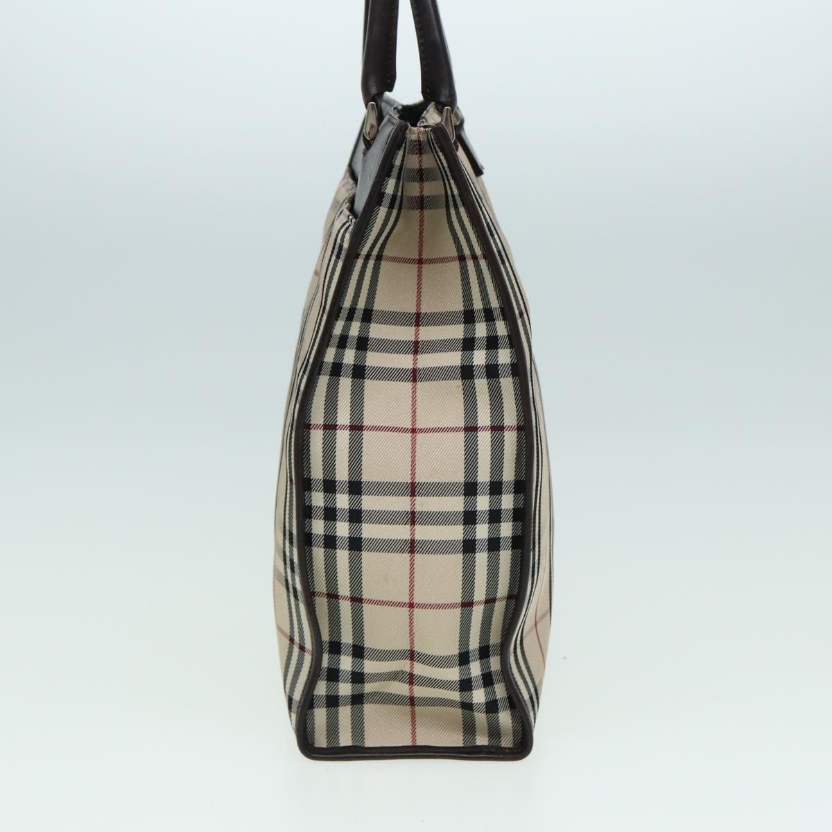 Burberry Nova Check Tote canvas check pattern, BEIGE, CANVAS, Tote bag