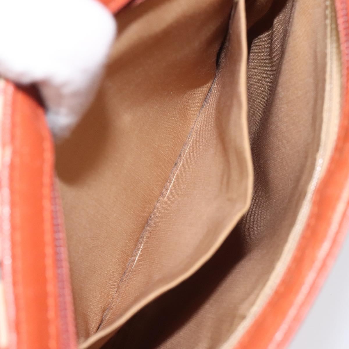 Burberry Front Pocket Messenger Bag Check Embossed Leather, BEIGE, CANVAS, Shoulder bag