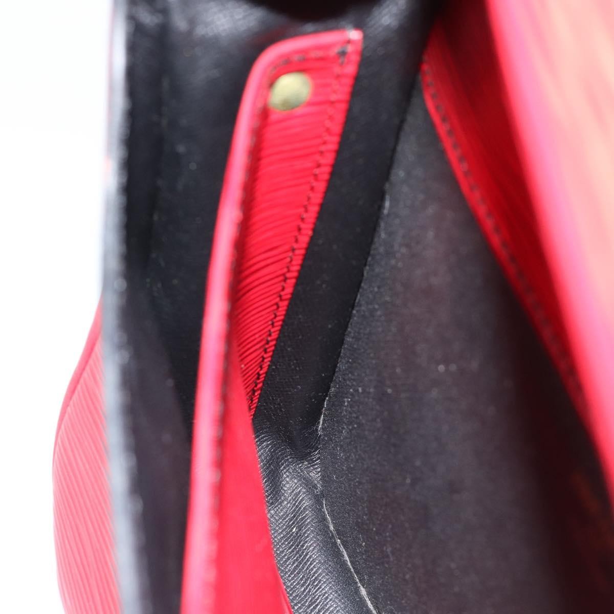 Louis Vuitton Cartouchiere Handbag Epi Leather, Red, Leather, Shoulder Bag