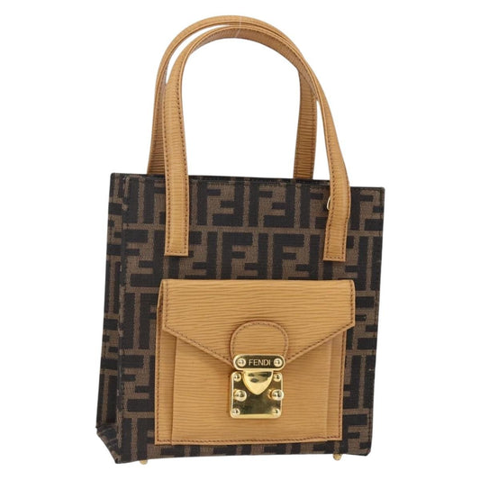 Fendi Vintage Top Handle Bag Zucca canvas, BROWN, CANVAS, Handbag