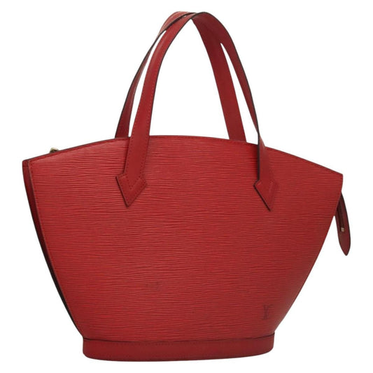 Louis Vuitton Saint Jacques Handbag Epi Leather, RED, LEATHER, Shoulder bag