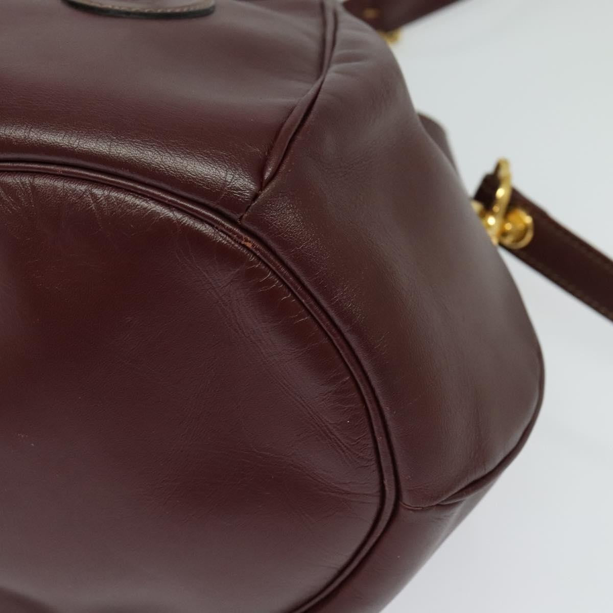 cartier Must de cartier bag Leather, BURGUNDY, LEATHER, Shoulder bag