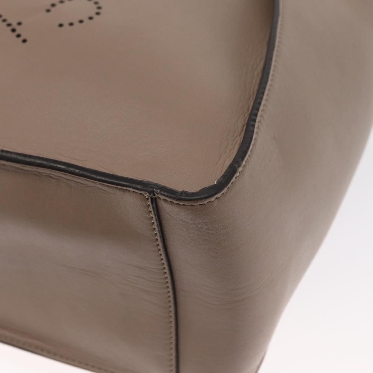 Stella McCartney Alter Tote Perforated Faux Leather, BEIGE, SYNTHETIC, Tote bag