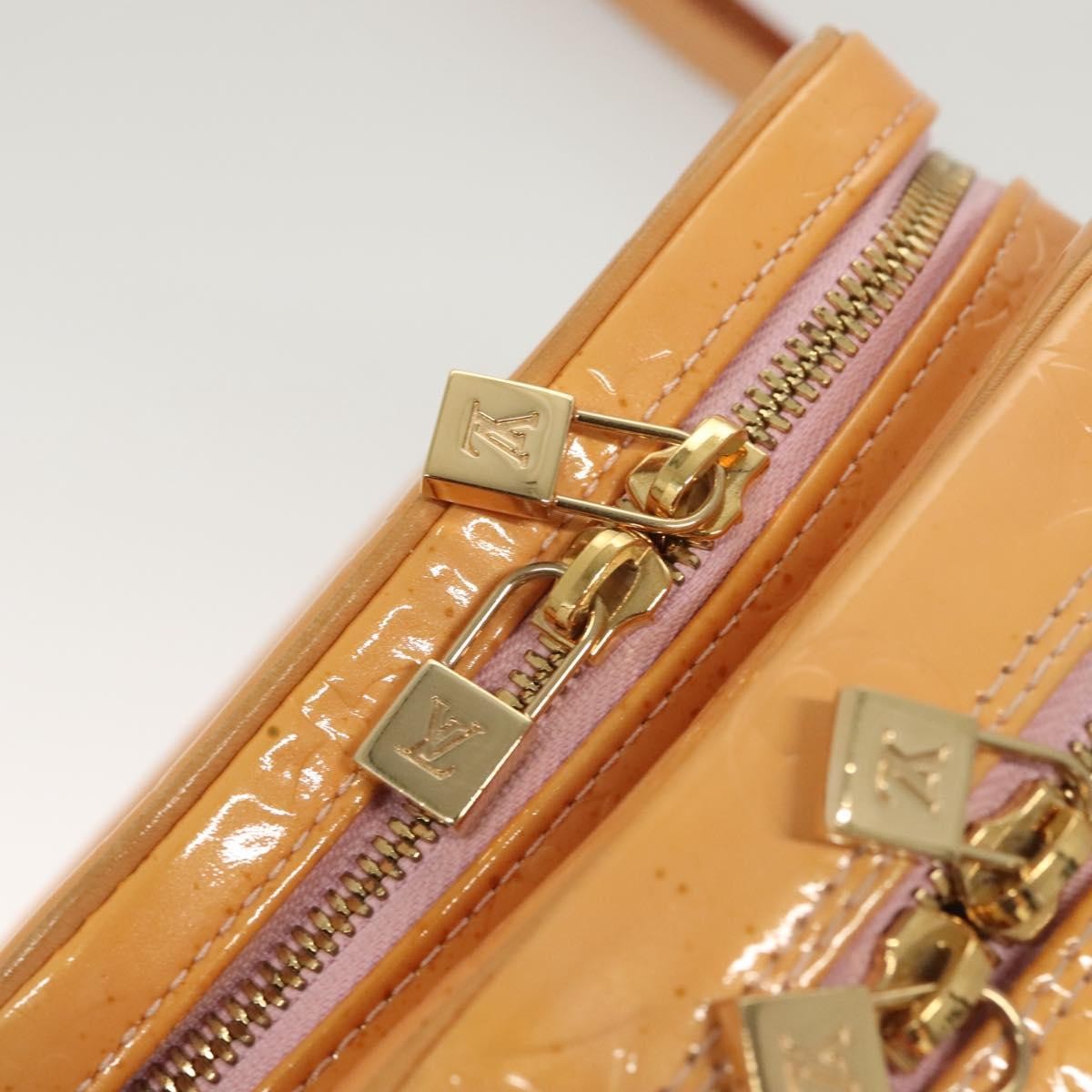 Louis Vuitton Wooster Handbag Monogram Vernis, BEIGE, PATENT_LEATHER, Handbag