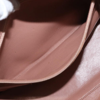 Chanel Embossed Logo Bowler Bag Quilted Caviar, BEIGE, LEATHER, Handbag